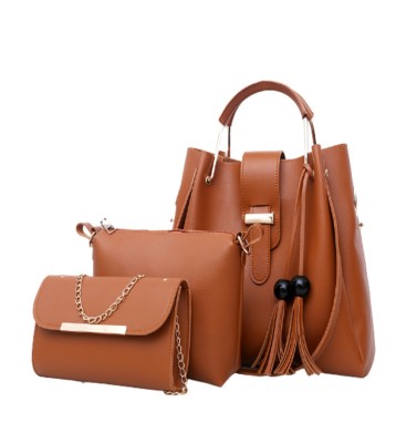 Cardinal 420 Σετ Γυναικεία Τσάντα 'Ωμου Καφέ