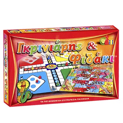 Επιτραπέζιο Παιχνίδι Γκρινιάρης & Φιδάκι για 2 Παίκτες 6+ Ετών 221 Adelko Games
