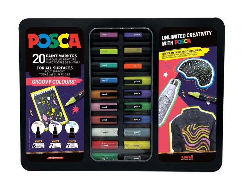 Posca Μαρκαδόροι 20τμχ GROOVY01