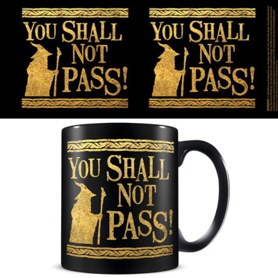 Pyramid International The Lord Of The Rings - You Shall Not Pass Κούπα Κεραμική Μαύρη 320ml MGB26557
