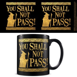 Pyramid International The Lord Of The Rings - You Shall Not Pass Κούπα Κεραμική Μαύρη 320ml MGB26557