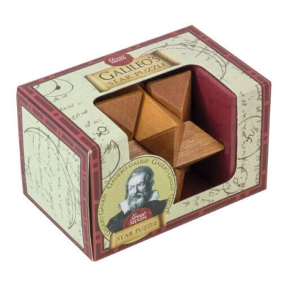 Professor Puzzle Da Vinci's Mini Puzzle Star Παζλ από Ξύλο για 6+ Ετών