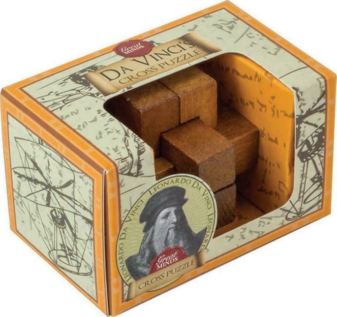 Professor Puzzle Da Vinci's Cross Mini Παζλ από Ξύλο για 6+ Ετών GM1129