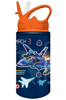 Must Παιδικό Παγούρι Αλουμινίου με Καλαμάκι Aviation Order 500ml 000585689