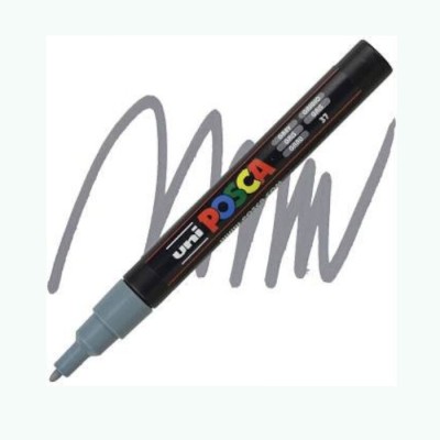 Μαρκαδόρος Ανεξίτηλος Uni Posca Pc-3m/37 Γκρι