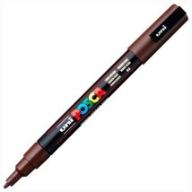 Posca Μαρκαδόρος Σχεδίου 1.3mm Dark Brown PC-3M/22