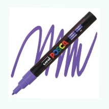 Posca Μαρκαδόρος Σχεδίου 1.3mm Λιλά PC-3M/34