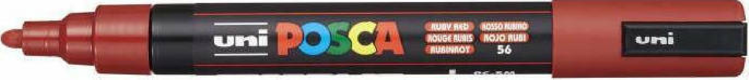 Posca PC-5M Μαρκαδόρος Σχεδίου 2.5mm Ruby Red PC-5M/56