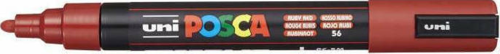 Posca Μαρκαδόρος Σχεδίου 2.5mm Ruby Red PC-5M/56