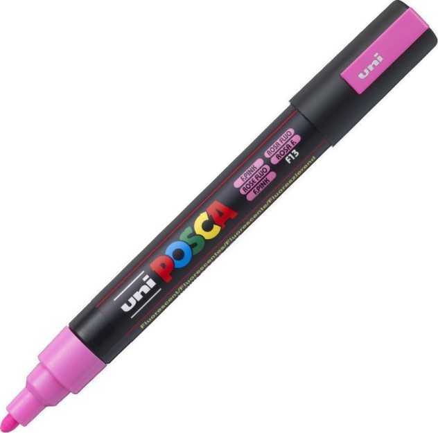 Posca PC-5M Μαρκαδόρος Σχεδίου 2.5mm Ροζ PC-5M/F13