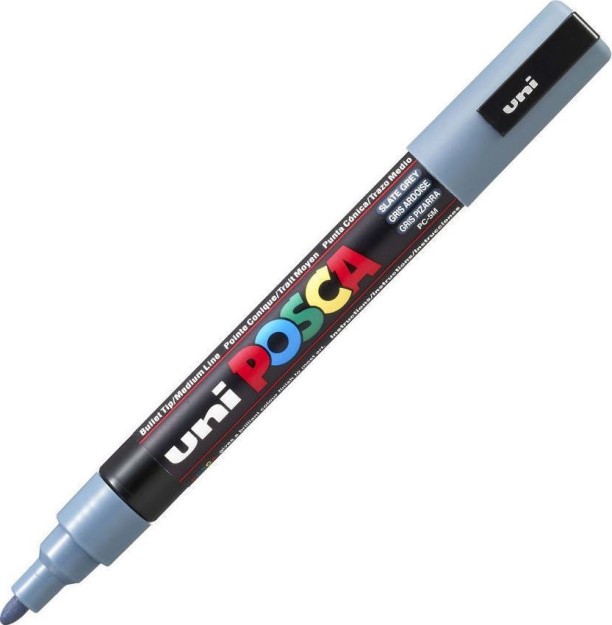 Posca PC-5M Μαρκαδόρος Σχεδίου 2.5mm Slate Grey PC-5M/61