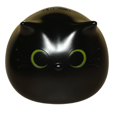 Κουμπαράς Γάτα 15εκ Μαύρο