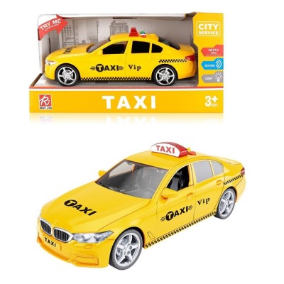 Αυτοκινητάκι Ταξί Pull Back RJ3371