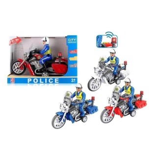 Μοτοσυκλέτα City Service Pull Back (Διάφορα Σχέδια) 1τμχ RJ3347