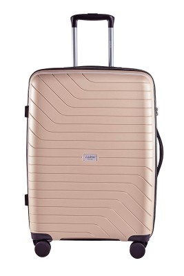 Lavor Βαλίτσα Ταξιδίου Καμπίνας Σκληρή Μπεζ με 4 Ρόδες Ύψους 55εκ.