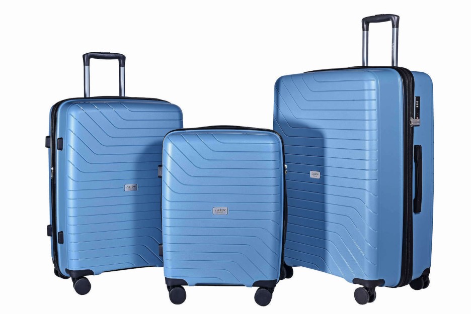 Lavor Βαλίτσες Ταξιδιού Σκληρές Γαλάζιο με 4 Ρόδες 1-604