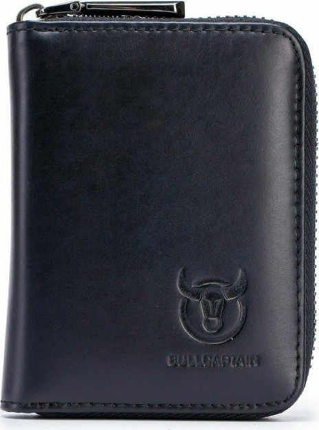 Bull Captain KB05 Δερμάτινο Ανδρικό Πορτοφόλι Καρτών Μαύρο