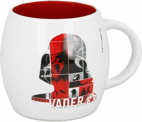 Stor Darth Vader Κούπα Κεραμική Λευκή 385ml