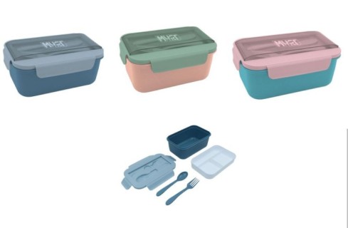 Must Δοχείο Φαγητού Πλαστικό Μπλε Κατάλληλο για Φούρνο Μικροκυμάτων 1500ml 000586529