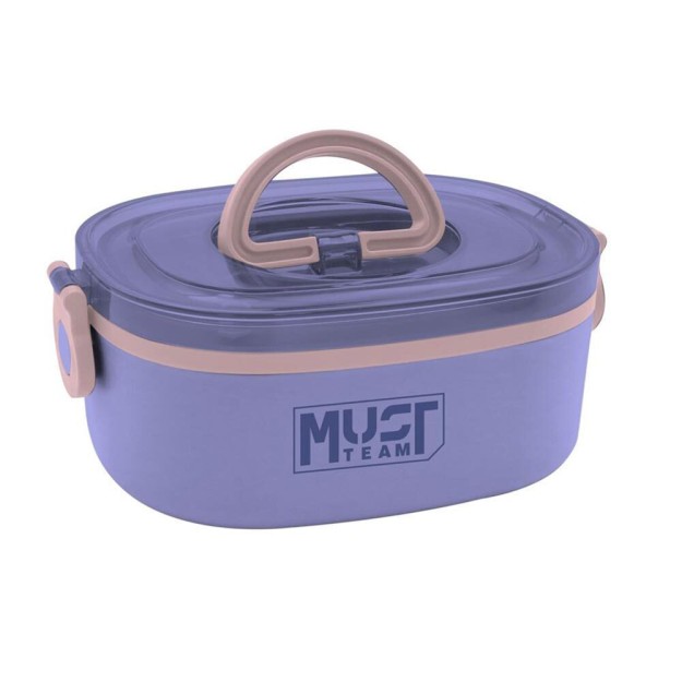 Must Δοχείο Φαγητού Inox Μωβ Κατάλληλο για Φούρνο Μικροκυμάτων 750ml 000585989