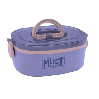 Must Δοχείο Φαγητού Inox Μωβ Κατάλληλο για Φούρνο Μικροκυμάτων 750ml 000585989