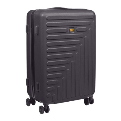 CAT Rockford Μεγάλη Βαλίτσα Ταξιδίου Σκληρή Μαύρη με 4 Ρόδες Ύψους 77.2εκ. 84683-01