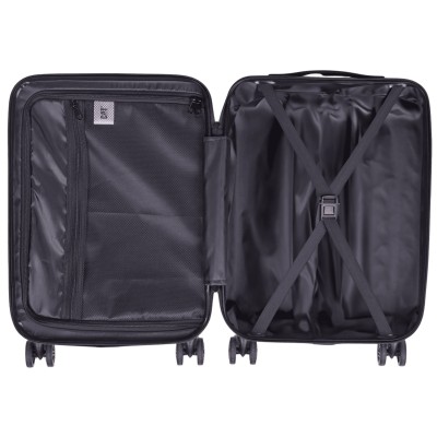 CAT Rockford Μεγάλη Βαλίτσα Ταξιδίου Σκληρή Μαύρη με 4 Ρόδες Ύψους 77.2εκ. 84683-01