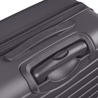 CAT Rockford Μεγάλη Βαλίτσα Ταξιδίου Σκληρή Μαύρη με 4 Ρόδες Ύψους 77.2εκ. 84683-01