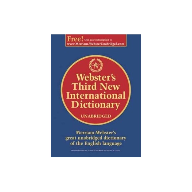 WEBSTERS THIRD NEW INTERNATIONAL DICTIONARY HC