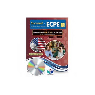 SUCCEED IN MICHIGAN ECPE 12 PRACTICE TESTS 2021 FORMAT MP3 CD