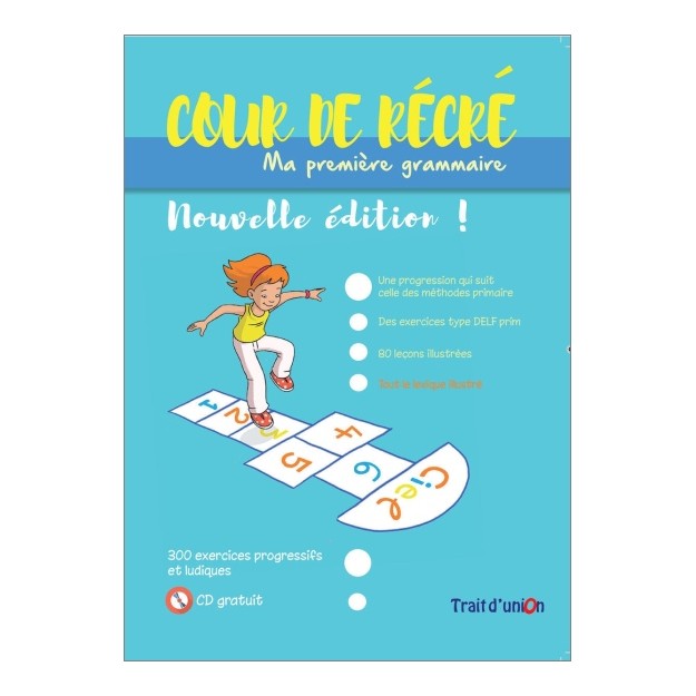 COUR DE RECRE MA PREMIERE GRAMMAIRE (+ CD) PROFESSEUR - N/E