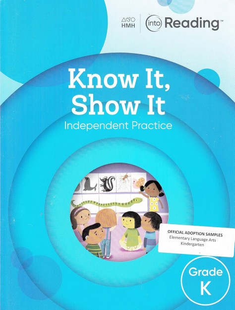 INTO READING KNOW IT SHOW IT GRADE K