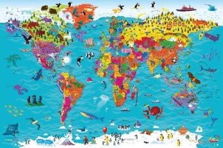 COLLINS CHILDREN’S WORLD MAP