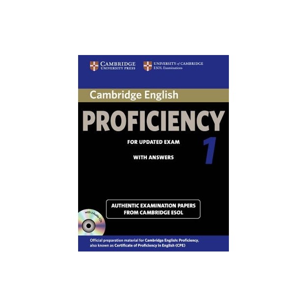 CAMBRIDGE ENGLISH PROFICIENCY FOR UPDATED EXAM 1 SELF STUDY PACK (+ 2 CD)