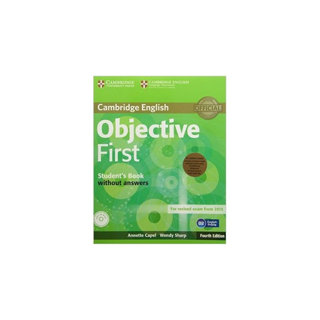 OBJECTIVE FIRST SB PACK (+ CD-ROM)   W/B WITH AUDIO CD 4TH ED