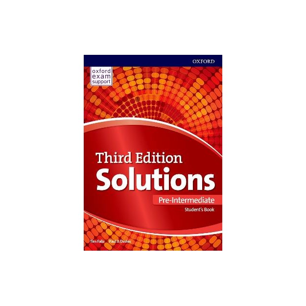 SOLUTIONS PRE-INTERMEDIATE SB 3RD ED