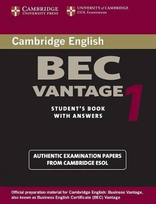 CAMBRIDGE BEC VANTAGE 1 SB W/A