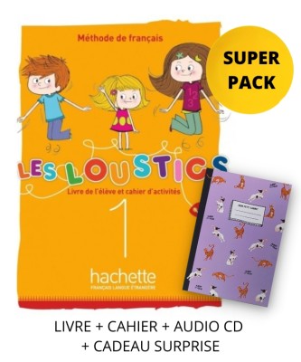 LES LOUSTICS MINI VOLUME 1 A1.1 SUPER PACK (LIVRE + CAHIER + AUDIO CD + CADEAU SURPRISE)