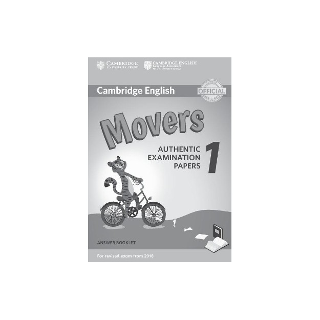 CAMBRIDGE YOUNG LEARNERS ENGLISH TESTS MOVERS 1 ANSWER BOOK (FOR REVISED EXAM FROM 2018) N/E