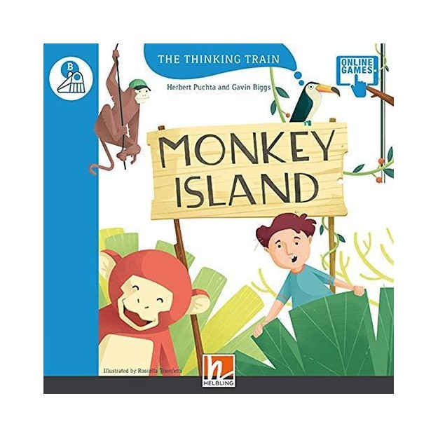 THE THINKING TRAIN MONKEY ISLAND - READER + ACCESS CODE (THE THINKING TRAIN B)