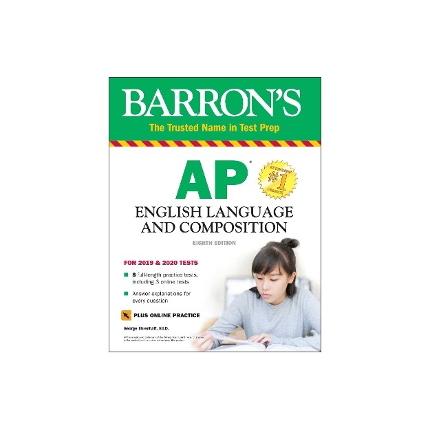 BARRONS AP ENGLISH LANGUAGE AND COMPOSITION WITH ONLINE TESTS