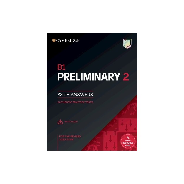 CAMBRIDGE ENGLISH PRELIMINARY 2 SELF STUDY PACK (+ DOWNLOADABLE AUDIO) (FOR REVISED EXAMS FROM 2020)