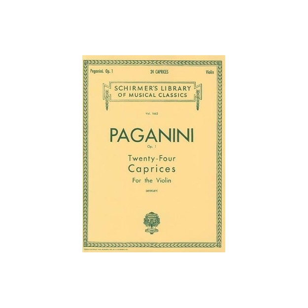 24 CAPRICES, OP. 1 PB