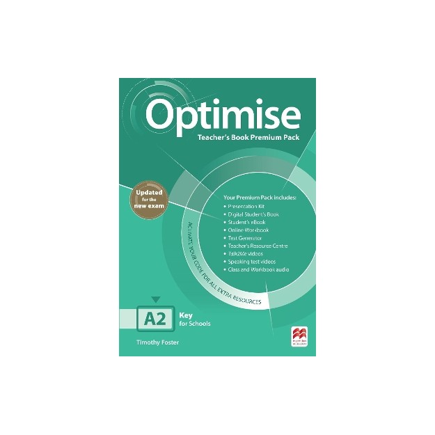 OPTIMISE A2 TCHRS PREMIUM PACK UPDATED FOR NEW EXAM