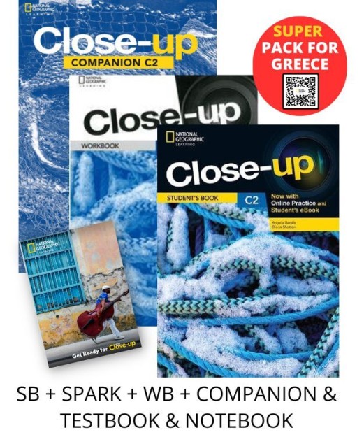 CLOSE-UP C2 SUPER PACK FOR GREECE (SB + SPARK + WB + COMPANION   TESTBOOK   NOTEBOOK) 2ND ED