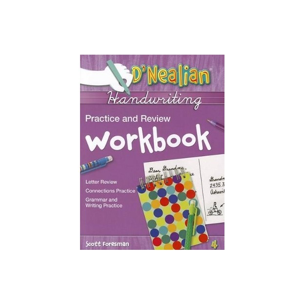 DNEALIAN HANDWRITING PRACTICE AND REVIEW WORKBOOK GRADE 4 PB
