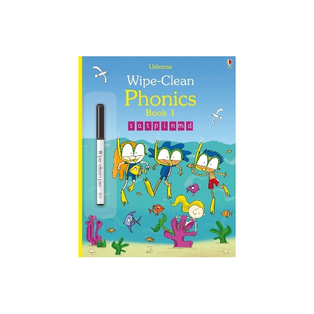 WIPE-CLEAN PHONICS: BOOK 1  PB