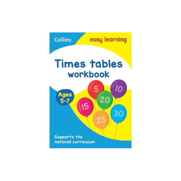 TIMES TABLES WORKBOOK AGES 5-7 (COLLINS EASY LEARNING KS 1) PB