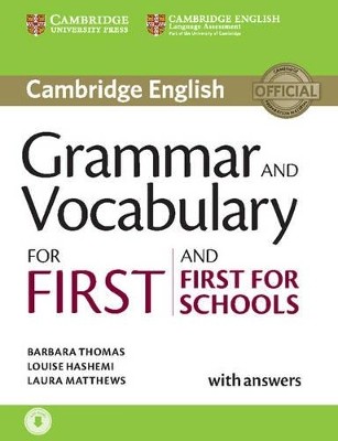 CAMBRIDGE GRAMMAR   VOCABULARY FOR FIRST + FIRST FOR SCHOOLS SB ( + ON LINE AUDIO) W/A