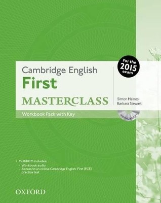 CAMBRIDGE ENGLISH FIRST MASTERCLASS WB WITH KEY (+ AUDIO CD) N/E